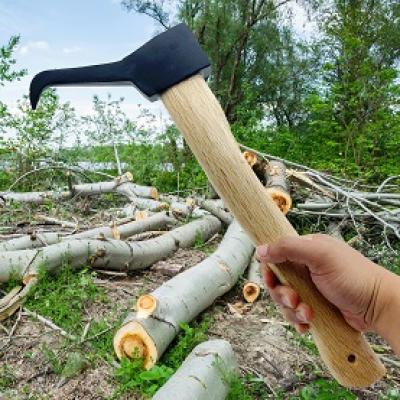 Felling Hook With Wooden Handle