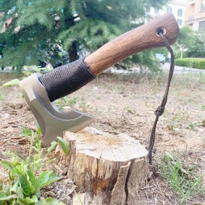 Mini Splitting Axe With Wooden Handle