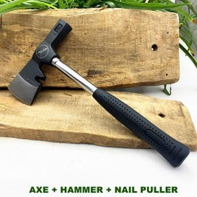 Multifunction Axe With Steel Pipe Handle